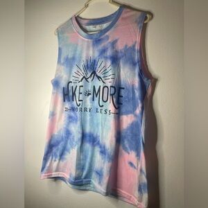 Hike More Worry Less Tye Dye Shirt
